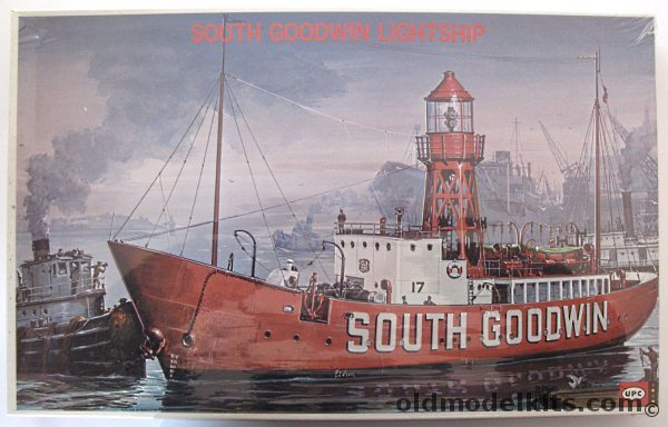 UPC 1/109 South Goodwin Lightship (Ex-Frog Trinity House Lightship), 5012-400 plastic model kit